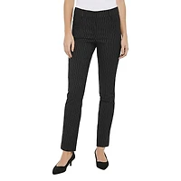 George Petite Women's Bengaline Straight Leg Pant