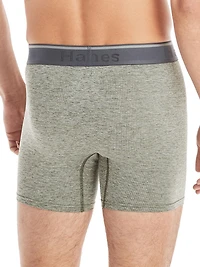 Caleçon boxeur pour hommes en micromaille respirant et extensible Hanes Comfort Flex Fit paquet de 3