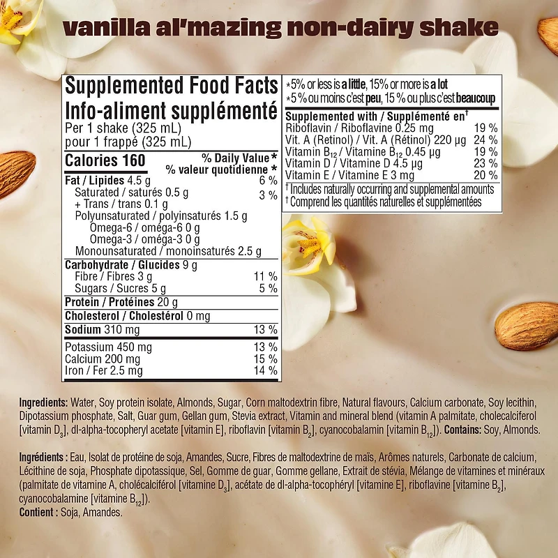 Premier Protein Al'mazing Vanilla Non-Dairy Protein Shake, 4 pack