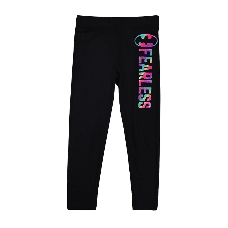 Girls Batman Fearless Logo Leggings
