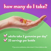 Vitafusion Probiotic Gummy Supplements, 70 gummies, natural flavours