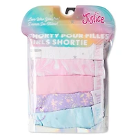 Lot de 5 culottes coupe short Justice pour filles