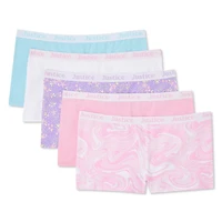 Lot de 5 culottes coupe short Justice pour filles