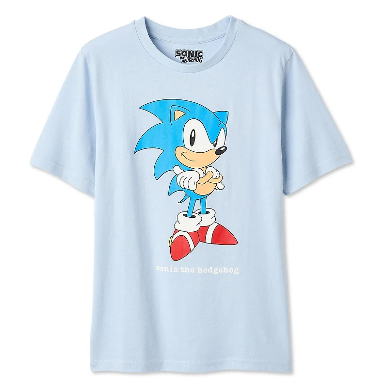 T-shirt à imprimé graphique Sonic Le Hérisson pour garçons