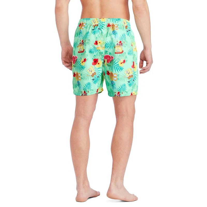 Short de bain Bob l’éponge Nickelodéon pour hommes