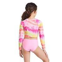 Ensemble 3 pièces avec bikini et haut anti-UV George pour filles