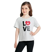 T-shirt fête du Canada George pour filles
