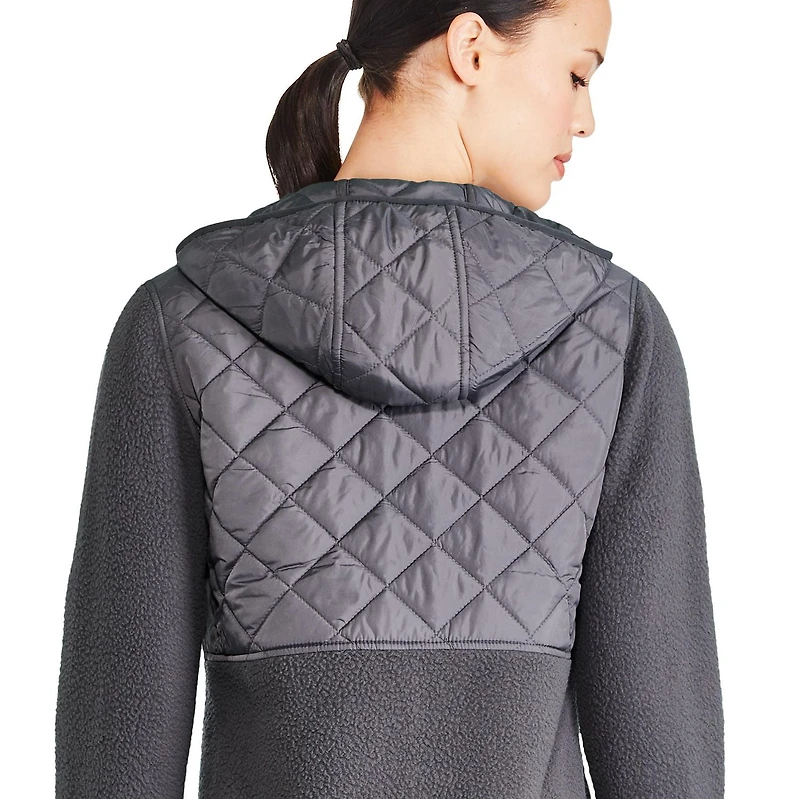 Manteau bimatière Canadiana pour femmes