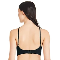 Soutien-gorge léger côtelé avec encolure en V George pour femmes Tailles P-TTG