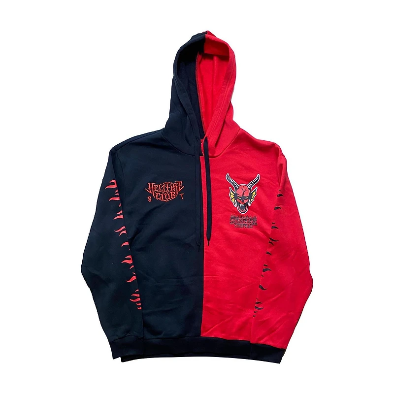 Stranger Things Hellfire Club Sweat à capuche à manches longues pour homme