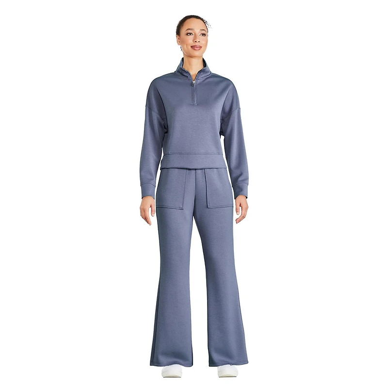 George Women's Half-Zip Scuba Popover