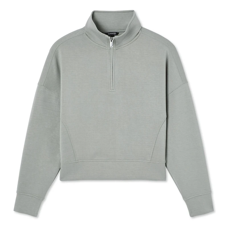 George Women's Half-Zip Scuba Popover