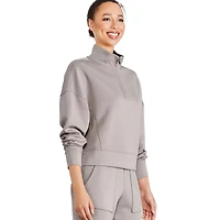 George Women's Half-Zip Scuba Popover