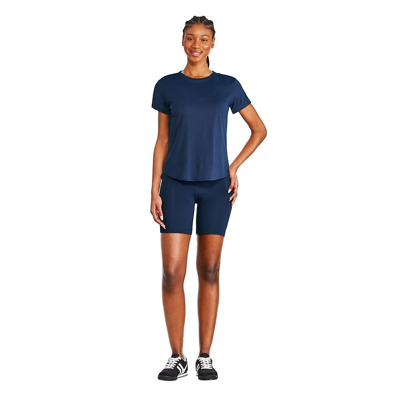 T-shirt à manches courtes Athletic Works pour femmes Tailles TP–TTG