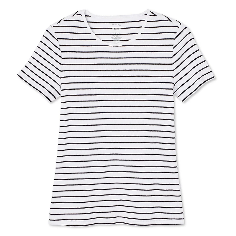 T-shirt à encolure ras du cou George pour femmes