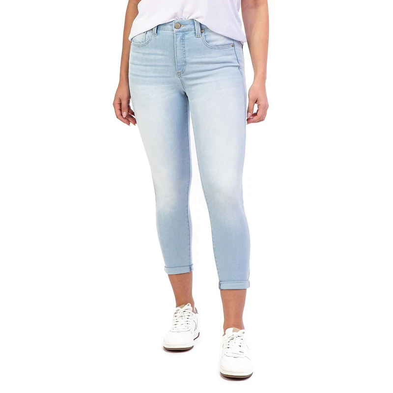Jordache Legging à taille haute pour femme