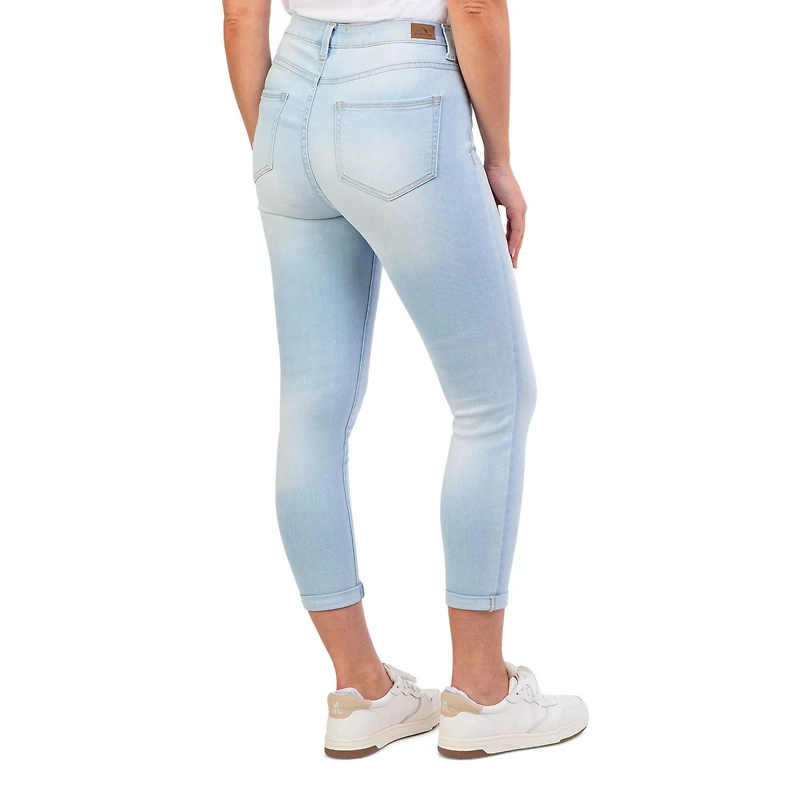 Jordache Legging à taille haute pour femme