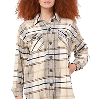 Long sleeve 4-pocket, button front