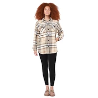Long sleeve 4-pocket, button front