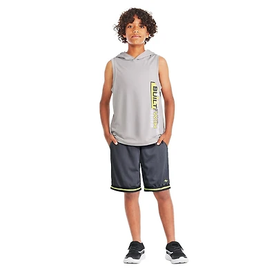 Athletic Works Boys' Two Piece Hooded Tank Top Set
