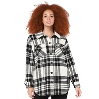 Veste manche longue 4 poches, bouton sur le devant