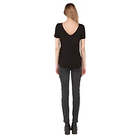 Pantalon cargo en stretch , jambe droite, en cotton tencel.