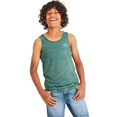 George Boys' Marble Washed Graphic Tank Top