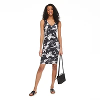 No Boundaries Women's Printed Midi Bodycon Dress