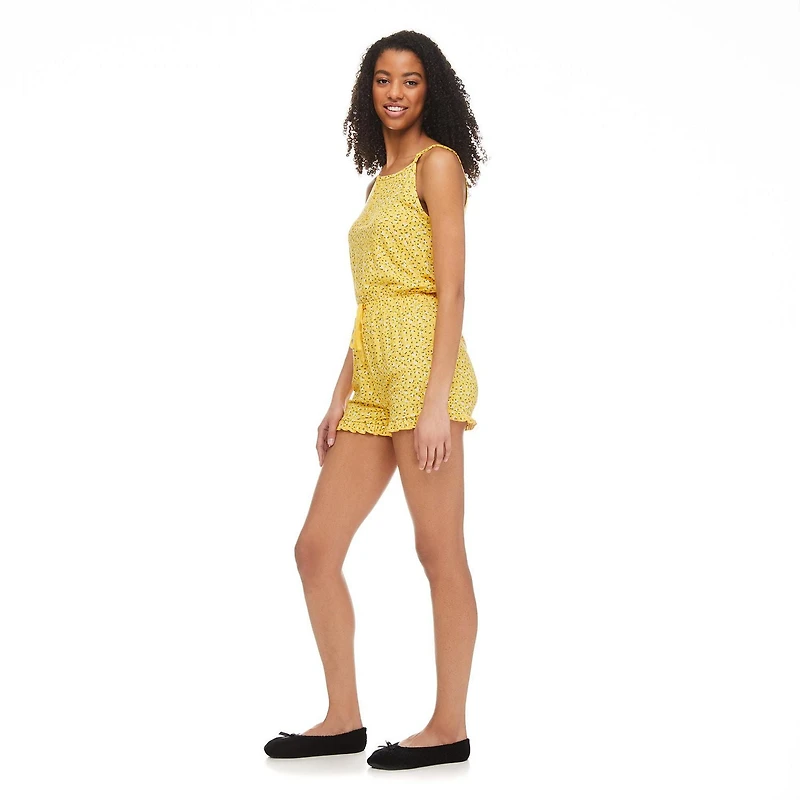 No Boundaries Women's Cami Romper