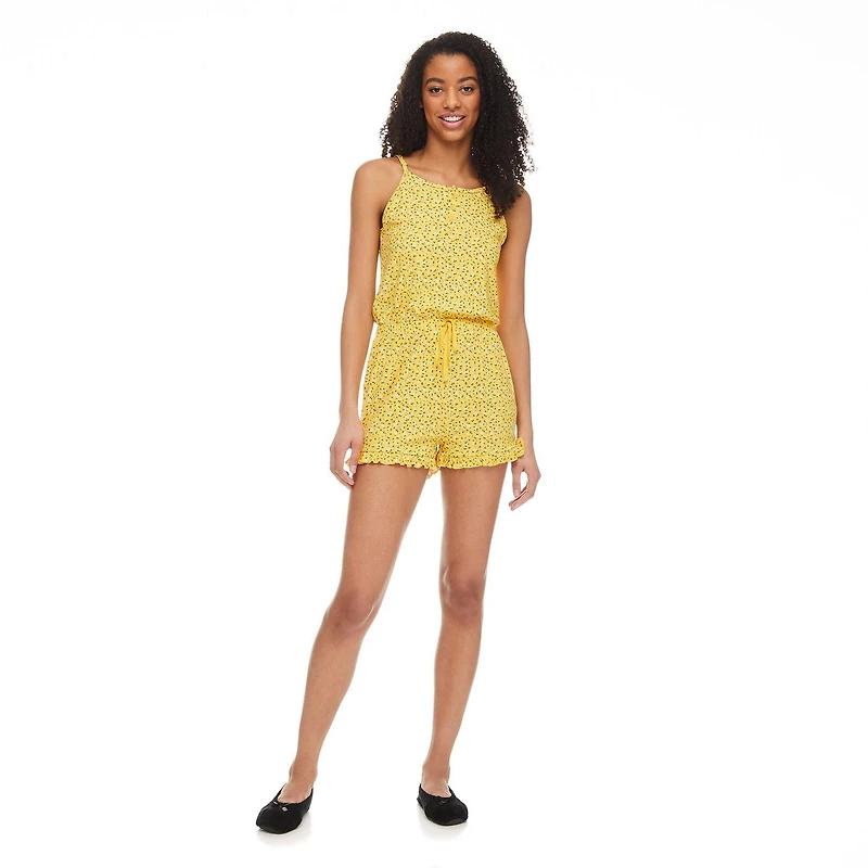 No Boundaries Women's Cami Romper