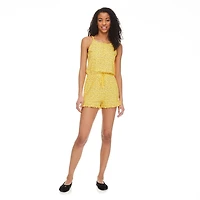 No Boundaries Women's Cami Romper