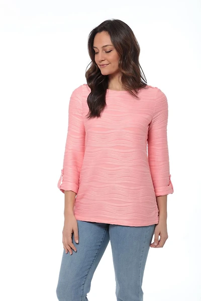 JAX Chemisier en tricot texturé