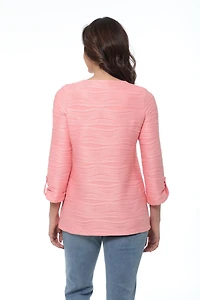 JAX Chemisier en tricot texturé