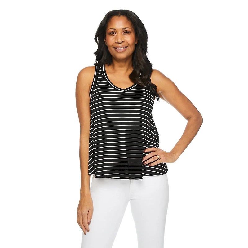 Iyla Women's Drapey V-Neckline Tank