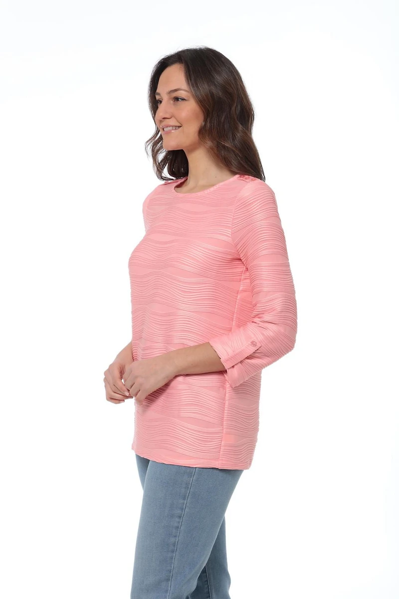 JAX Chemisier en tricot texturé