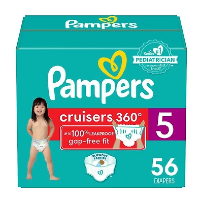 Pampers Cruisers 360 Diapers, Super Pack, 78CT