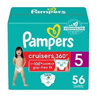 Couches Pampers Cruisers 360, format Super 78CT