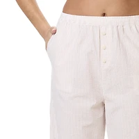 Secret Sleep Seersucker Pant with ties-Online Exclusive