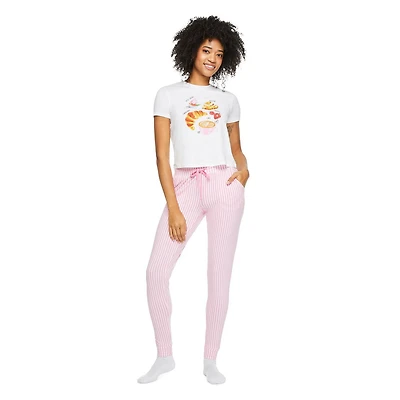 No Boundaries Women's Pajama 2-Piece Set