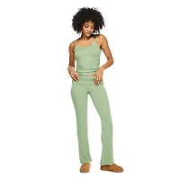 Pyjama 2 pièces côtelé avec camisole No Boundaries pour femmes