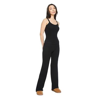 No Boundaries Women's Rib Cami Pajama 2-Piece Set
