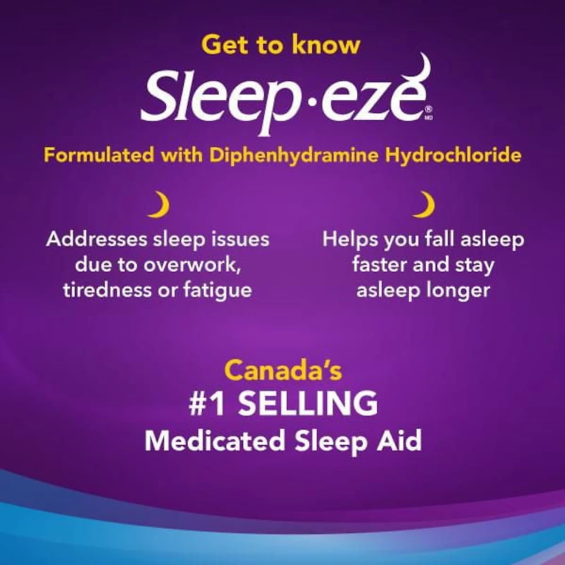 Sleep-eze Extra Strength Nighttime Sleep Aid Coated Caplets, 20 Coated caplets and safety sealed