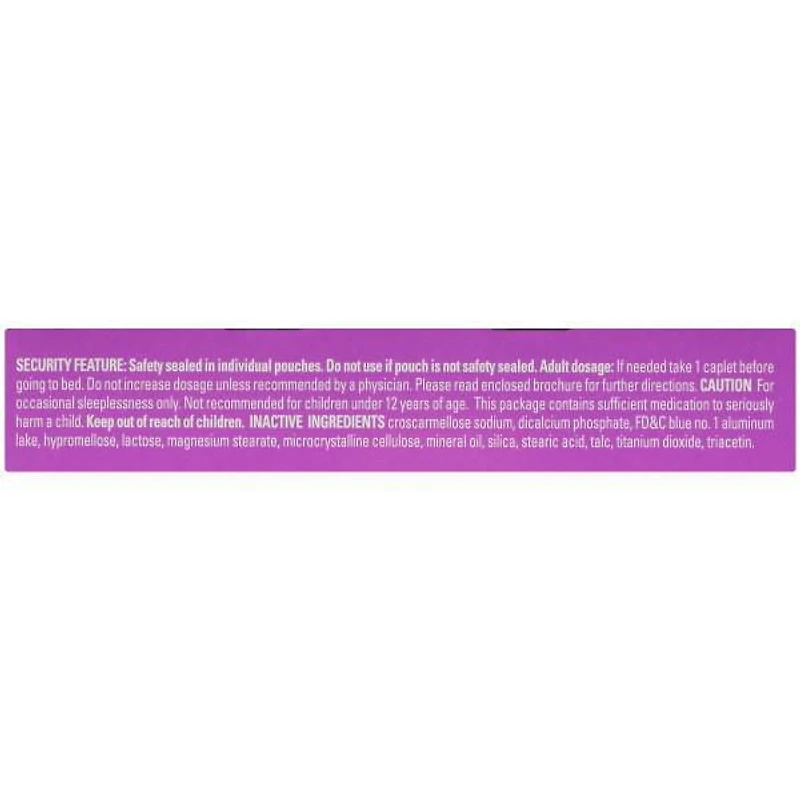 Sleep-eze Extra Strength Nighttime Sleep Aid Coated Caplets, 20 Coated caplets and safety sealed