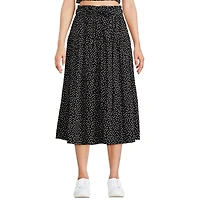 George Women's Button Front Midi Skirt