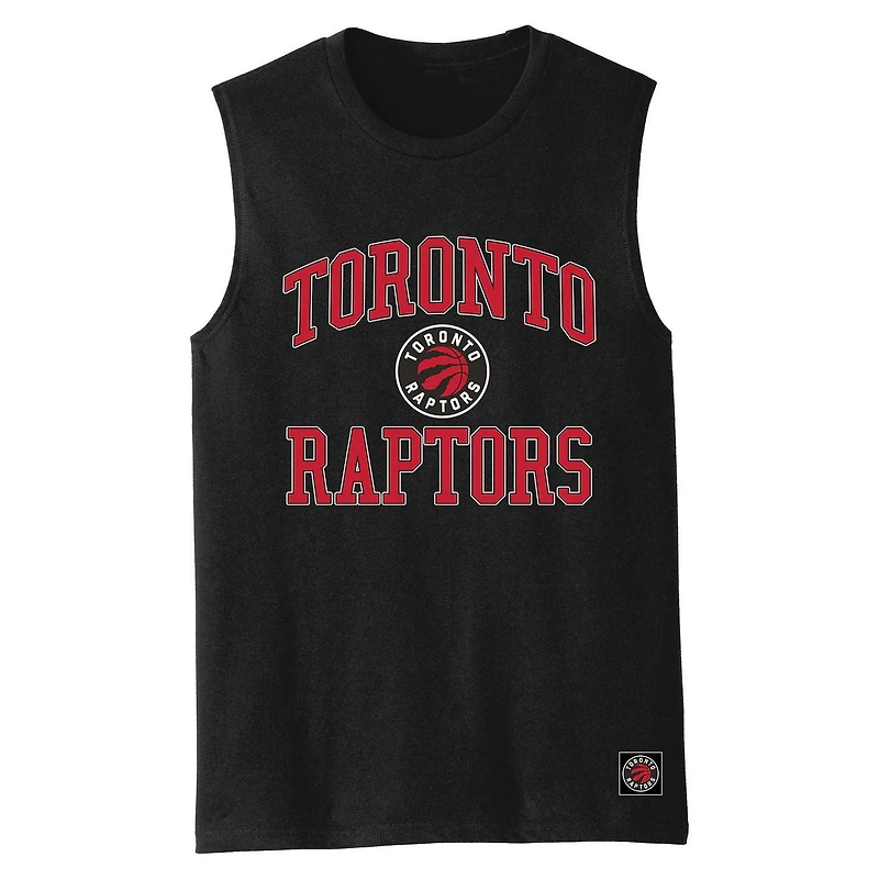 Toronto Raptors Arc Texte NBA Débardeur Noir