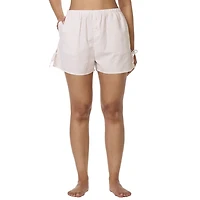 Secret Sleep Seersucker Short with ties-Online Exclusive