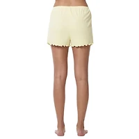 Secret Sleep Pointelle Short with Lattice Edge-Online Exclusive