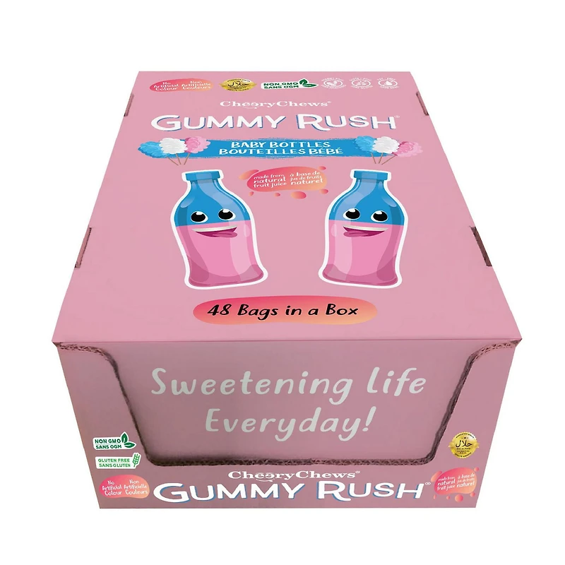 Gummy Rush - Baby Bottle 70g/2.46oz, Quantity - 70g/2.46oz