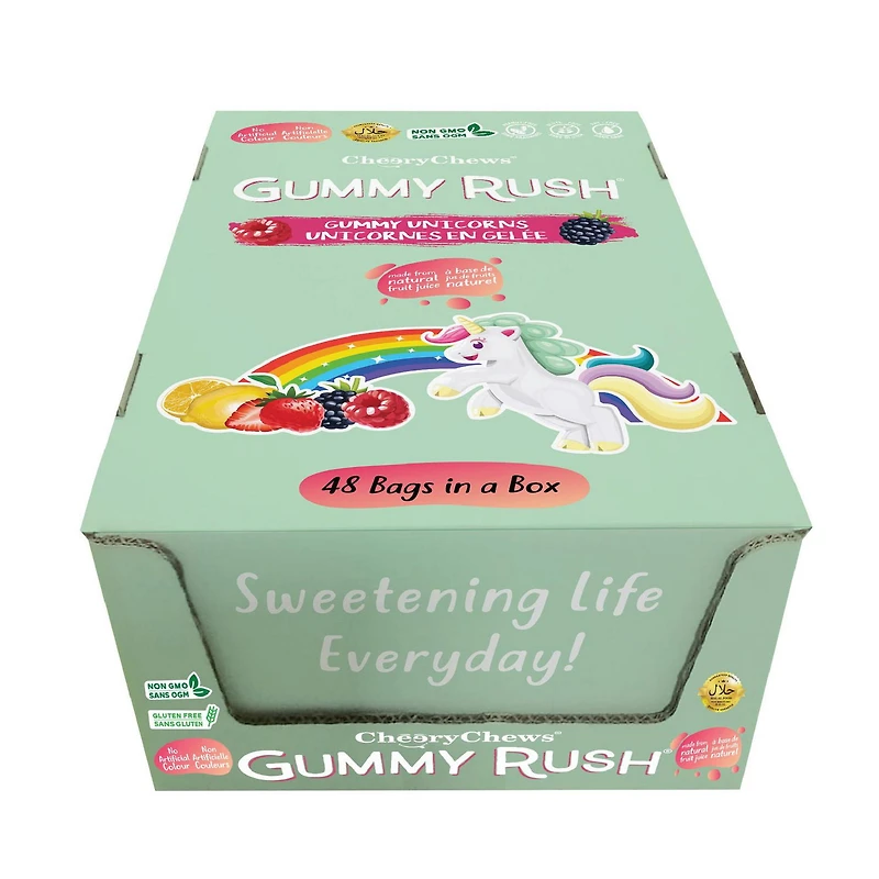 Gummy Rush - Gummy Unicorn 70g/2.46oz, Quantity - 70g/2.46oz