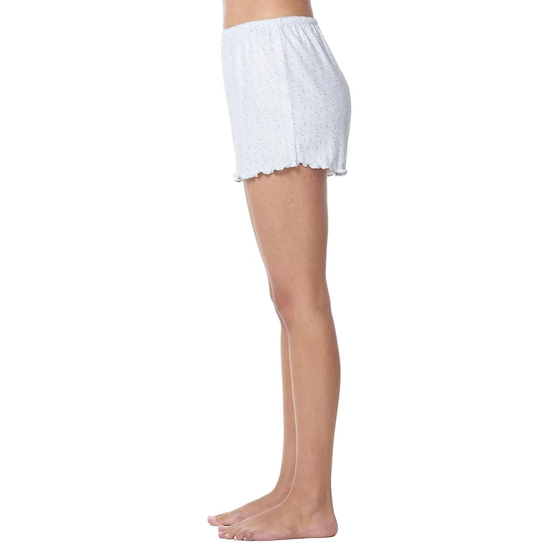 Secret Sleep Pointelle Short with Lattice Edge-Online Exclusive
